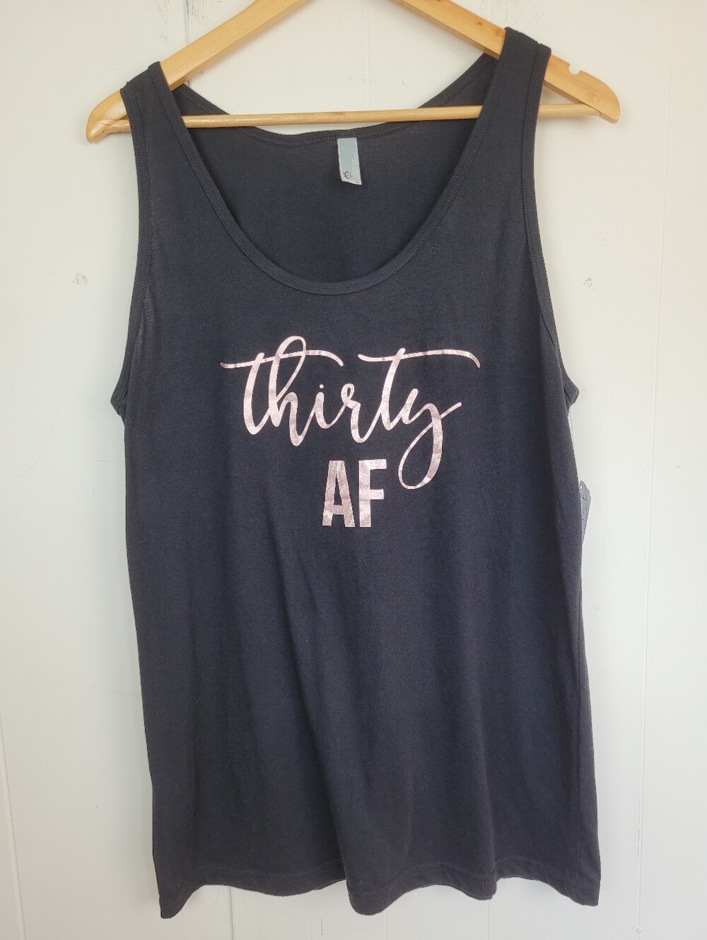 American Apparel XL “Thirty AF” Graphic Tank Top